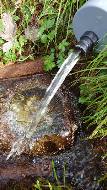 飲める地下水のプール