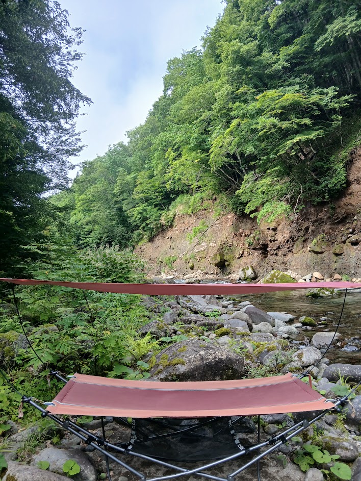 一色川で一休み